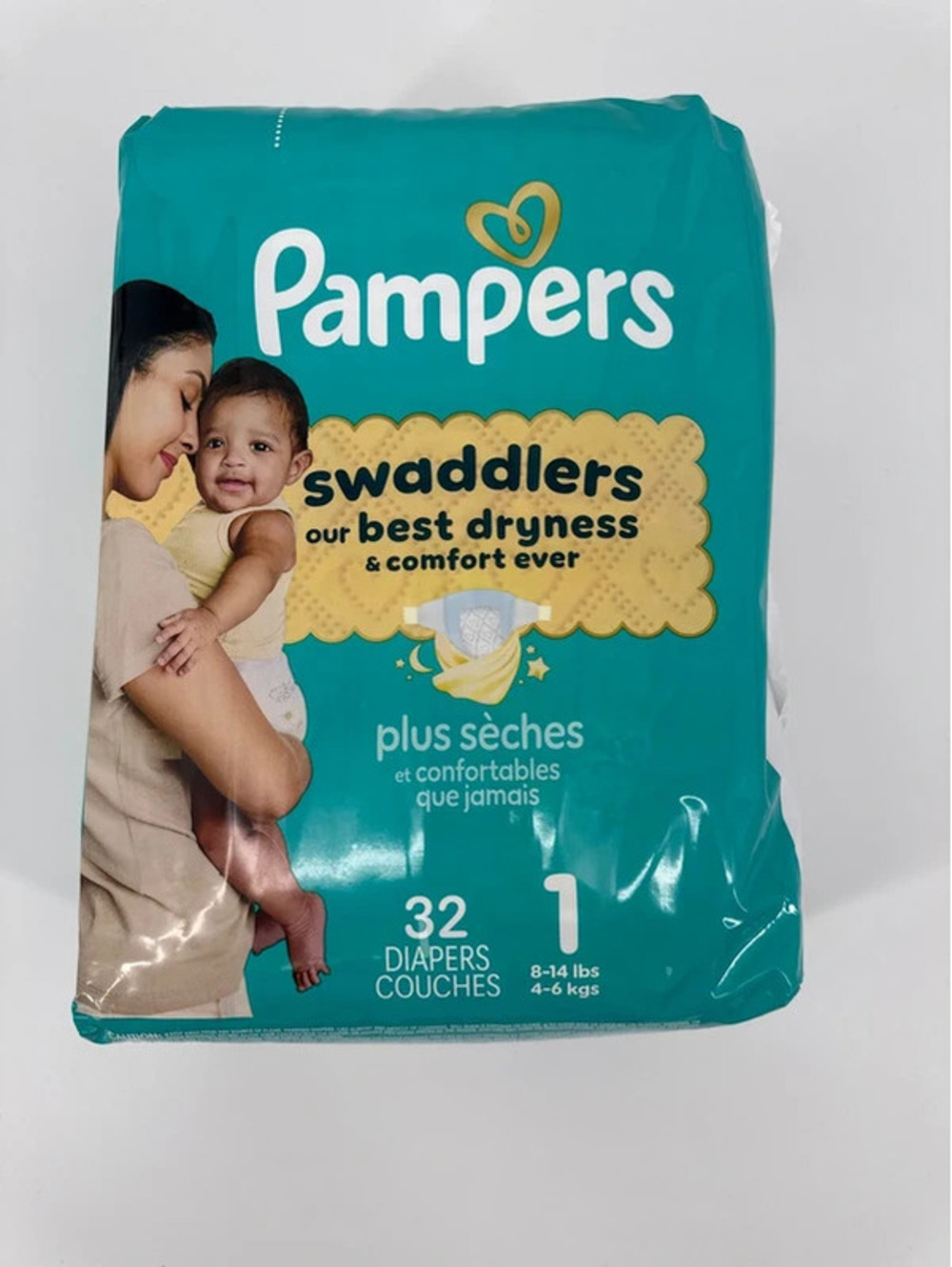NEW Pampers Swaddlers Size 1 - 32 diapers